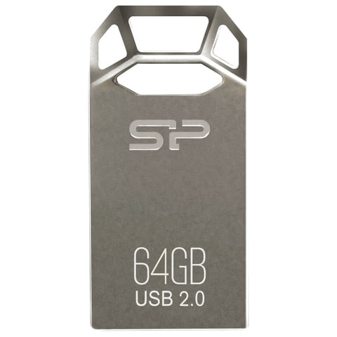 Флеш-диск 64 GB, SILICON POWER Touch T50, USB 2.0, металлический корпус, серебристый, SP64GBUF2T50V1C по низкой цене оптом Краснодар, Москва, Уфа, Казань, Барнаул, Владивосток, Хабаровск, Сахалин, Красноярск, Екатеренбург, 