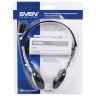 Наушники с микрофоном (гарнитура) SVEN AP-010MV, проводные, 2 м, с оголовьем, черные, SV-0410010MV по низкой цене оптом Краснодар, Москва, Уфа, Казань, Барнаул, Владивосток, Хабаровск, Сахалин, Красноярск, Екатеренбург, 