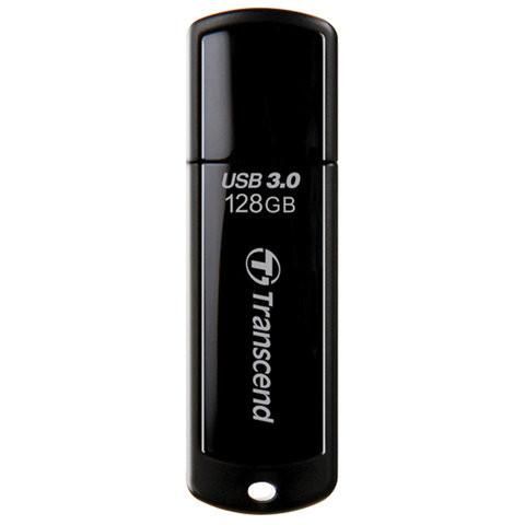 Флеш-диск 128 GB TRANSCEND Jetflash 700 USB 3.0, черный, TS128GJF700 по низкой цене оптом Краснодар, Москва, Уфа, Казань, Барнаул, Владивосток, Хабаровск, Сахалин, Красноярск, Екатеренбург, 