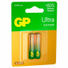 Батарейки КОМПЛЕКТ 2 шт, GP Ultra G-Tech, AAA (LR03, 24А), алкалиновые,мизинчиковые,, 24AUA21-2CRSBC2 по низкой цене оптом 