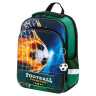 Ранец BRAUBERG QUADRO, 3 отделения, с брелком, "Fire football", 37х28х18 см, 229956 по низкой цене оптом 