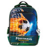 Ранец BRAUBERG QUADRO, 3 отделения, с брелком, "Fire football", 37х28х18 см, 229956 по низкой цене оптом 