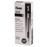 Ручка гелевая с грипом PENTEL (Япония), ЧЕРНАЯ, корпус прозрачный, узел 0,5 мм, линия письма 0,25 мм, K405-AN по низкой цене оптом Краснодар, Москва, Уфа, Казань, Барнаул, Владивосток, Хабаровск, Сахалин, Красноярск, Екатеренбург, 