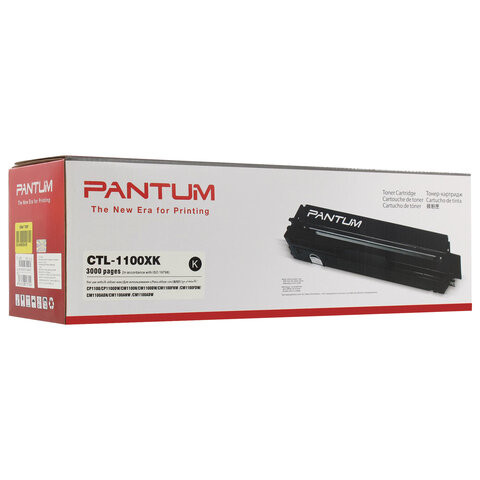 Картридж лазерный PANTUM (CTL-1100XK) CP1100/CM1100, черный, оригинальный, ресурс 3000 страниц по низкой цене оптом 