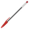 Ручка шариковая STAFF Basic Budget BP-02, письмо 500 м, КРАСНАЯ, длина корпуса 13,5 см, линия письма 0,5 мм, 143760 по низкой цене оптом 
