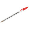 Ручка шариковая STAFF Basic Budget BP-02, письмо 500 м, КРАСНАЯ, длина корпуса 13,5 см, линия письма 0,5 мм, 143760 по низкой цене оптом 