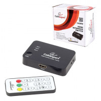 Переключатель HDMI CABLEXPERT, 19Fx3/19F, электронный, 3 устройства на 1 монитор/ТВ, пульт ДУ, DSW-HDMI-33