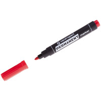 Маркер перманентный CENTROPEN 8576, КРАСНЫЙ, скошенный наконечник, 1-4,6 мм, 5 8576 0104