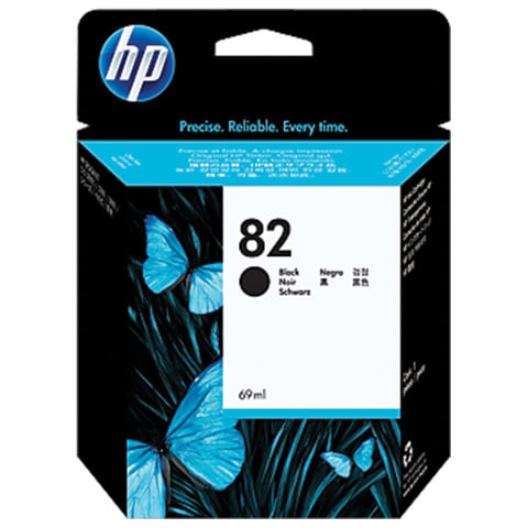 Картридж струйный для плоттера HP (CH565A) Designjet 510, №82, черный, 69 мл, оригинальный по низкой цене оптом 