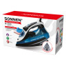 Утюг паровой SONNEN SI-2283, 2400 Вт, керамическое покрытие, антикапля, антинакипь, cиний, 456995 по низкой цене оптом 