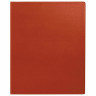 Папка на 2 кольцах BRAUBERG, картон/ПВХ, 75 мм, красная, до 500 листов (удвоенный срок службы), 228390