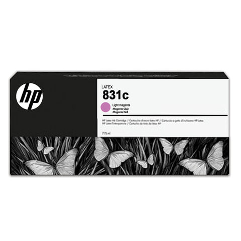 Картридж струйный для плоттера HP (CZ699A) Latex 310/330/360/370, №831c, светло-пурпурный, 775 мл, оригинальный по низкой цене оптом 
