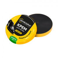 Крем для обуви из гладкой кожи в банке ЧЕРНЫЙ, 50 мл, SHEGRA (ШЕГРА), 700778