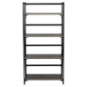 Стеллаж на металлокаркасе BRABIX "LOFT SH-001", 600х300х1250 мм, складной, цвет дуб антик, 641229 по низкой цене оптом 