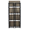 Стеллаж на металлокаркасе BRABIX "LOFT SH-001", 600х300х1250 мм, складной, цвет дуб антик, 641229 по низкой цене оптом 