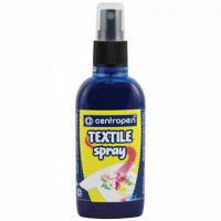 Краска-спрей для ткани и одежды СИНЯЯ CENTROPEN "Textile Spray", 110 мл, 1139, 9 1139 0006