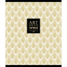 Тетрадь А5, 96 л., ПЗБМ, скоба, клетка, фольга, матовая ламинация, "Арт-Деко" (5 видов), 027488 по низкой цене оптом 