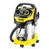 Пылесос KARCHER WD 6 P Premium, с пылесборником, 1300 Вт, розетка, выдув, контейнер из нержавеющей стали, 1.348-270.0 по низкой цене оптом 