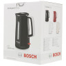 Чайник BOSCH TWK3A013, 1,7 л, 2400 Вт, закрытый нагревательный элемент, пластик, черный по низкой цене оптом Краснодар, Москва, Уфа, Казань, Барнаул, Владивосток, Хабаровск, Сахалин, Красноярск, Екатеренбург, 