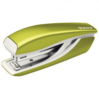 Степлер №10 металлический LEITZ "New NeXXt WOW", до 10 л., зеленый металлик, 55281054