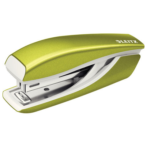 Степлер №10 металлический LEITZ "New NeXXt WOW", до 10 л., зеленый металлик, 55281054 по низкой цене оптом 