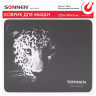 Коврик для мыши SONNEN "LEOPARD", резина + ткань, 220х180х3 мм, 513314 по низкой цене оптом Краснодар, Москва, Уфа, Казань, Барнаул, Владивосток, Хабаровск, Сахалин, Красноярск, Екатеренбург, 