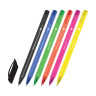 Ручки гелевые BRAUBERG "Extra Glide Gel", НАБОР 6 ЦВЕТОВ, трехгранная, игольчатый наконечник 0,7 мм, линия 0,5 мм, 144078