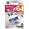 Флеш-диск 64 GB, SILICON POWER Touch 835, USB 2.0, металлический корпус, синий, SP64GBUF2835V1B по низкой цене оптом Краснодар, Москва, Уфа, Казань, Барнаул, Владивосток, Хабаровск, Сахалин, Красноярск, Екатеренбург, 