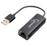 Переходник RJ-45 - USB 2.0 GEMBIRD, для подключения к локальной сети и Интернет, NIC-U2 по низкой цене оптом Краснодар, Москва, Уфа, Казань, Барнаул, Владивосток, Хабаровск, Сахалин, Красноярск, Екатеренбург, 