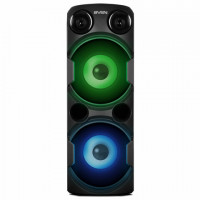 Колонка портативная SVEN PS-750, 80 Вт, TWS, Bluetooth, FM, USB, microSD, LED-дисп, черная, SV-019617