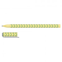 Ручка шариковая BRAUBERG SOFT TOUCH STICK "GEOMETRIC", СИНЯЯ, мягкое покрытие, корпус ассорти, узел 0,7 мм, 143701