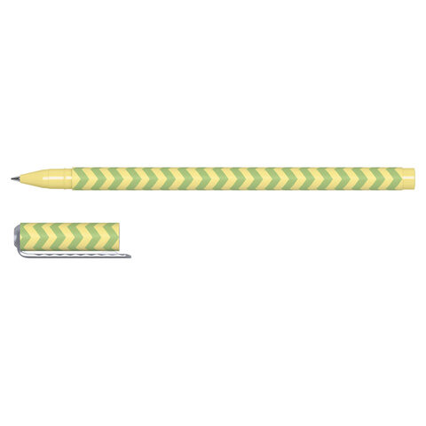 Ручка шариковая BRAUBERG SOFT TOUCH STICK "GEOMETRIC", СИНЯЯ, мягкое покрытие, корпус ассорти, узел 0,7 мм, 143701 по низкой цене оптом 