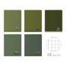 Тетрадь А5 48л. BRUNO VISCONTI скоба, клетка, Soft Touch, VERDE.ANIMALS (5 видов), 7-, 7-48-1373 по низкой цене оптом 
