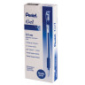 Ручка гелевая с грипом PENTEL (Япония), СИНЯЯ, корпус прозрачный, узел 0,5 мм, линия письма 0,25 мм, K405-CN по низкой цене оптом Краснодар, Москва, Уфа, Казань, Барнаул, Владивосток, Хабаровск, Сахалин, Красноярск, Екатеренбург, 