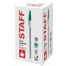 Ручка шариковая STAFF Basic Budget BP-02, письмо 500 м, ЗЕЛЕНАЯ, длина корпуса 13,5 см, линия письма 0,5 мм, 143761 по низкой цене оптом 