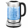 Чайник с терморегулятором и заварником BRAYER BR1028, 1,7 л, 2200 Вт, закрытый нагревательный элемент, стекло по низкой цене оптом 
