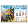 Календарь-домик настольный на гребне, 2026 г., BRAUBERG, 160х110 мм, 6 листов, "Символ года", 117295 по низкой цене оптом 