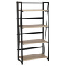 Стеллаж на металлокаркасе BRABIX "LOFT SH-001", 600х300х1250 мм, складной, цвет дуб натуральный, 641230 по низкой цене оптом 