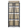 Стеллаж на металлокаркасе BRABIX "LOFT SH-001", 600х300х1250 мм, складной, цвет дуб натуральный, 641230 по низкой цене оптом 