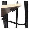 Стеллаж на металлокаркасе BRABIX "LOFT SH-001", 600х300х1250 мм, складной, цвет дуб натуральный, 641230 по низкой цене оптом 