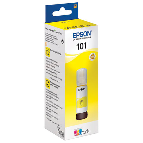 Чернила EPSON (T03V44), для СНПЧ, L4150/ L4160/ L6160/ L6170/ L6190, желтые, 70 мл, ОРИГИНАЛЬНЫЕ, C13T03V44A по низкой цене оптом 