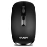 Мышь беспроводная SVEN RX-260W, 3 кнопки +1 колесо-кнопка, оптическая, черная, SV-018, SV-018160 по низкой цене оптом Краснодар, Москва, Уфа, Казань, Барнаул, Владивосток, Хабаровск, Сахалин, Красноярск, Екатеренбург, 
