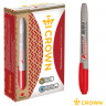 Маркер перманентный Crown "Multi Marker Slim" красный, пулевидный, 2мм по низкой цене оптом Краснодар, Москва, Уфа, Казань, Барнаул, Владивосток, Хабаровск, Сахалин, Красноярск, Екатеренбург, 