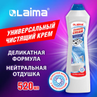 Чистящее средство универсальное крем 520мл LAIMA "White fresh", 608659