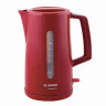Чайник BOSCH TWK3A014, 1,7 л, 2400 Вт, закрытый нагревательный элемент, пластик, красный по низкой цене оптом Краснодар, Москва, Уфа, Казань, Барнаул, Владивосток, Хабаровск, Сахалин, Красноярск, Екатеренбург, 