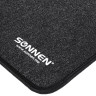 Коврик для мыши и клавиатуры большой SONNEN "WIDE RANGE", резина+ткань, 870х350х4 мм, чёрный, 513315 по низкой цене оптом Краснодар, Москва, Уфа, Казань, Барнаул, Владивосток, Хабаровск, Сахалин, Красноярск, Екатеренбург, 