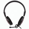 Наушники с микрофоном (гарнитура) SVEN AP-540, проводные, 2,2 м, с оголовьем, черно-красные, SV-0410540 по низкой цене оптом Краснодар, Москва, Уфа, Казань, Барнаул, Владивосток, Хабаровск, Сахалин, Красноярск, Екатеренбург, 