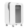 Уничтожитель (шредер) FELLOWES LX201, 5 уровень секретности, 2x12 мм, 12 листов, 22 л, белый, FS-50501 по низкой цене оптом 