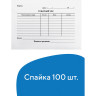 Бланк бухгалтерский, офсет, "Товарный чек", А6 (98х136 мм), СПАЙКА 100 шт., BRAUBERG, 130136 по низкой цене оптом 