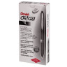 Ручка гелевая автоматическая с грипом PENTEL (Япония) "Oh! Gel", ЧЕРНАЯ, узел 0,7 мм, линия письма 0,35 мм, K497-AN по низкой цене оптом 